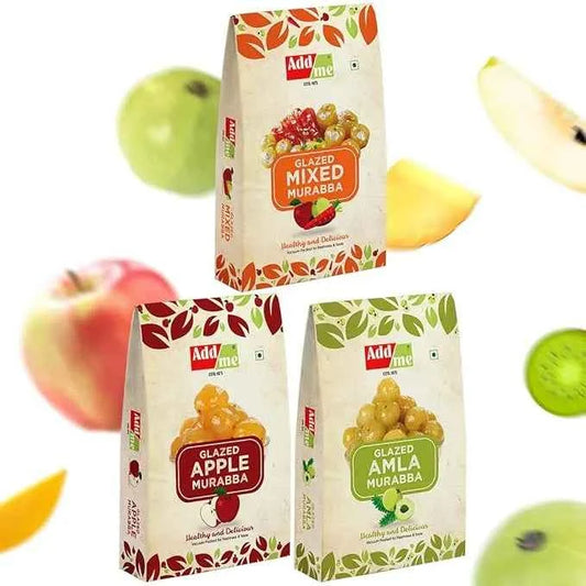 Add Me Murabba Trio Amla, Mixed Apple Murabba 750gm Each