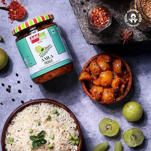 Add Me Seedless Amla Pickle 500gm in Mustard Oil Pack of 2