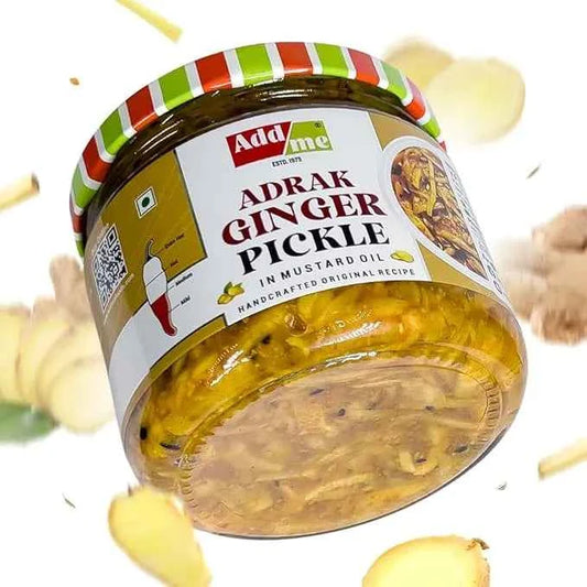 Andhra Allam Pachadi (ginger pickle) spicy tangy, homemade achar addme