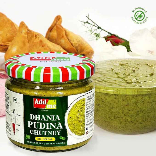 Dhania Pudina Chutney 300gm, Homemade Mint Coriander Chatni, Panipuri Bhelpuri