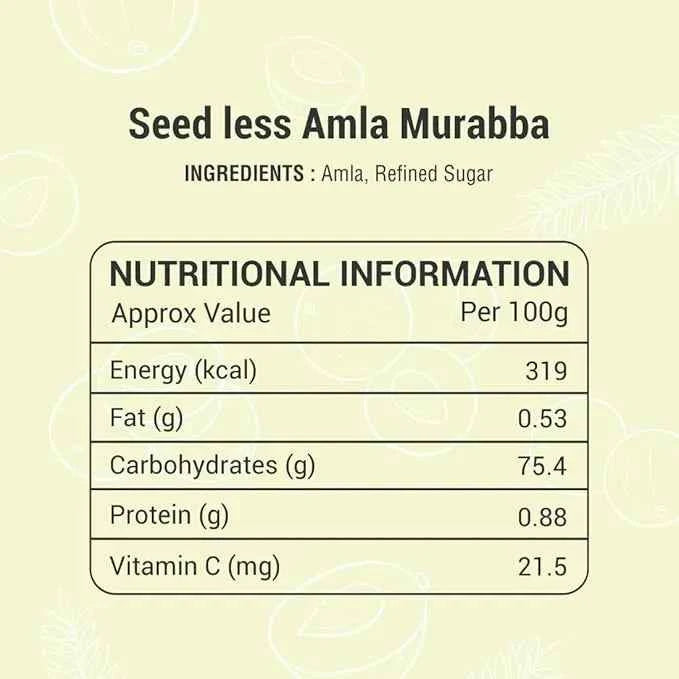 Dry Amla Murabba 750gm, Naturally Preserved Sweet Candy Awla Ka Muraba