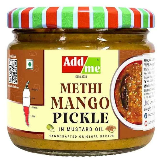 Gujarati Methi Keri Pickle 300gm, Traditional Khatti Keri Nu Athanu