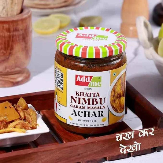 Khatta Nimbu Garam Masala 500gm, Homemade Nimbu Ka Achar Without Oil