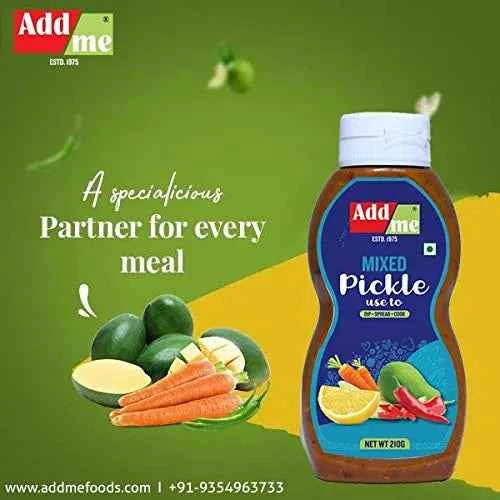 Mixed Pickle Chutney 210gm, Homemade Mix Chatni, Classic Indian Flavourful Sauce