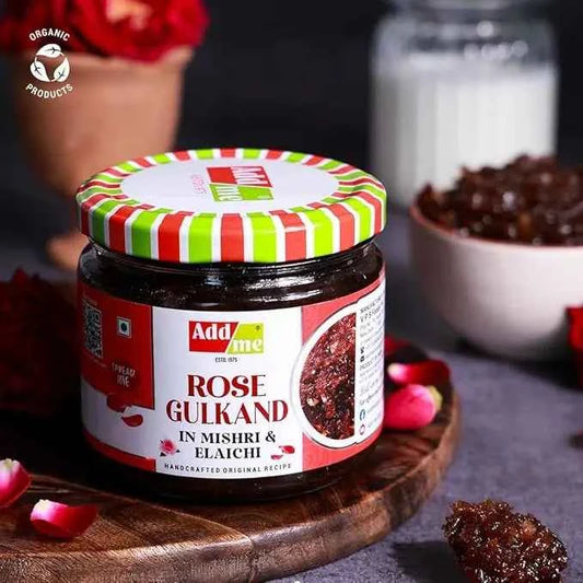 Organic Gulkand 350gm – Premium Rose Petal Jam for Health Benefits