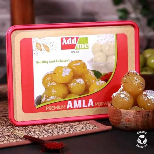 Premium Dry Amla Murabba With Kesar, Elaichi 1Kg, Naturally Sweet King