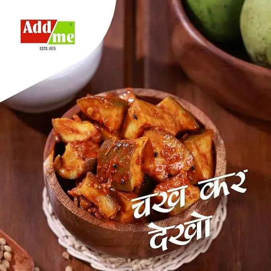 Authentic Rajasthani Mango Pickle - Handmade Aam Ka Achar with Royal Spices (500gm)