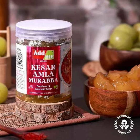Seedless Amla Murabba With Kesar, Elaichi, 500gm, Naturally Preserved