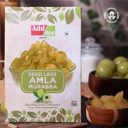 Seedless Dry Amla Murabba 750gm, Naturally Preserved Awla Ka Muraba