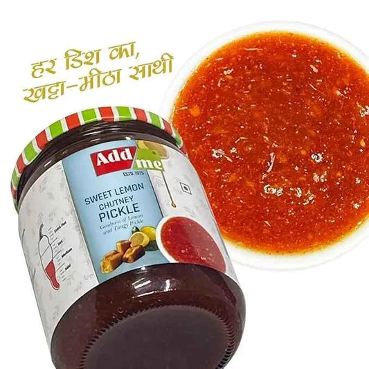 Sweet Lemon Chutney Pickle 600gm | Homemade Khatti Meethi Nimbu Ki Chatni