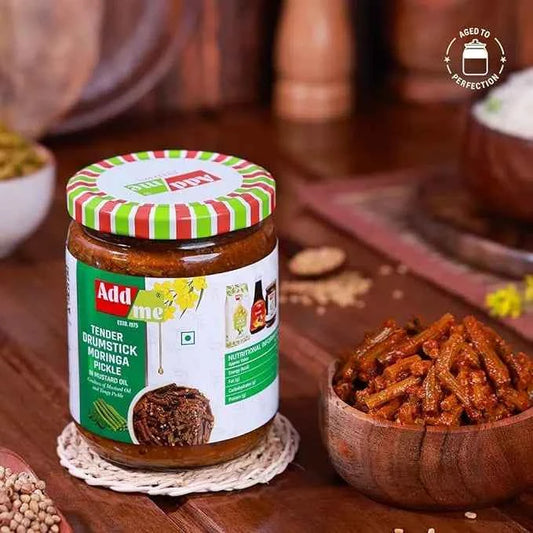 Tender Drumstick Moringa Pickle 500gm, Homemade Traditional Sehjan ka Achar