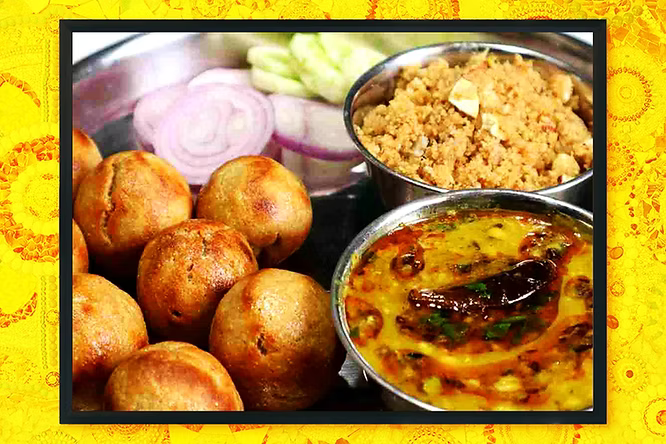 Rajasthani Dal Bati Churma Recipe with Add Me Foods Pickles