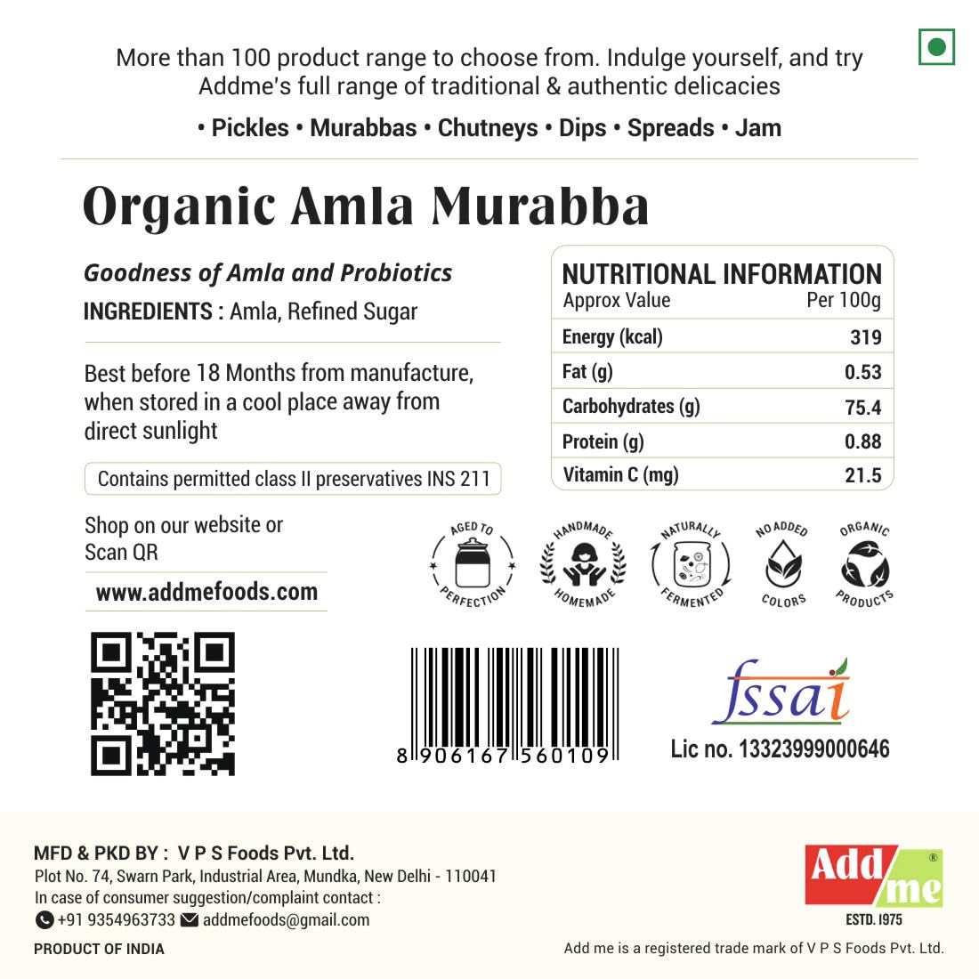 Organic Amla Murabba (Dry Awla Muraba Bucket Pack) | Natural Immunity Booster, Traditional Recipe
