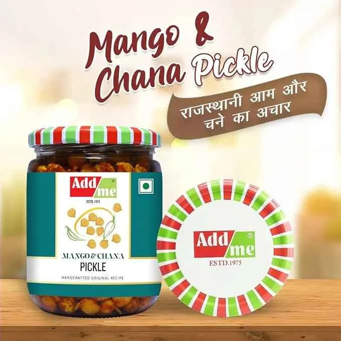 Add Me Mango & Chana Pickle – Tangy, Spicy, Authentic Taste