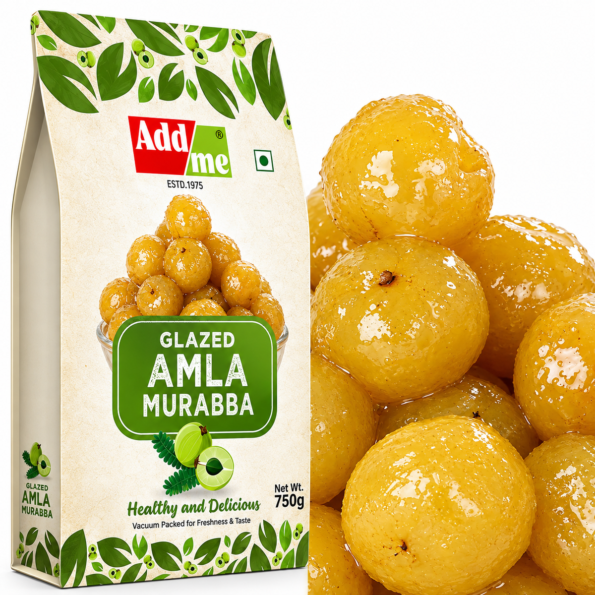 Glazed Amla Murabba | Traditional Sweet Amla Murabba 750Gm