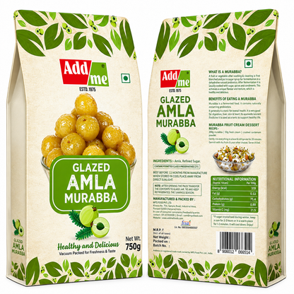 Glazed Amla Murabba | Traditional Sweet Amla Murabba 750Gm