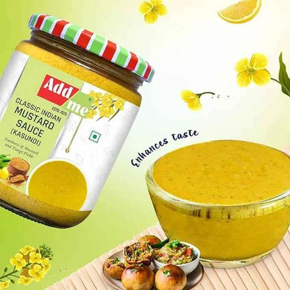 Classic Indian Mustard Sauce 500gm, Homemade Bengal Kasundi Chatni