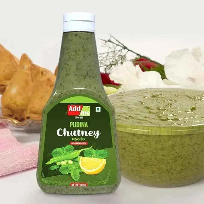Dhania Pudina Chutney , Homemade Mint Coriander Chutney, Panipuri Bhelpuri