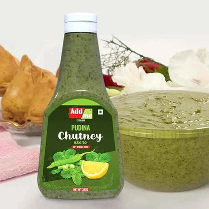 Dhania Pudina Chutney , Homemade Mint Coriander Chutney, Panipuri Bhelpuri
