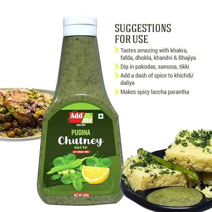 Dhania Pudina Chutney, Homemade Mint Coriander Chutney, Panipuri Bhelpuri
