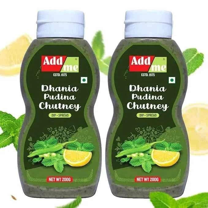 Dhania Pudina Chutney  | Mint Sauce Pack Of 2