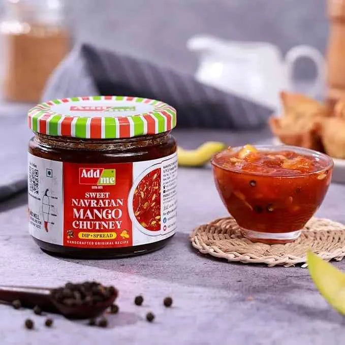 Dry Fruits Mango Chutney 350gm, Sweet Mango Chutney with Raisin, Spice