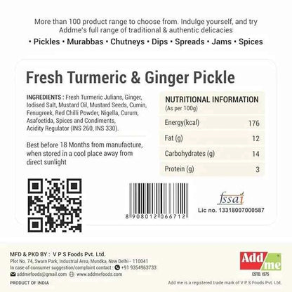 Fresh Turmeric & Ginger Pickle, Easy Homemade Achar info