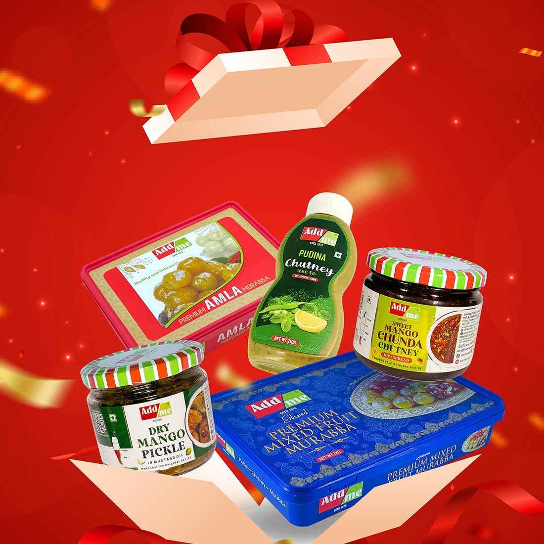 “Add Me gourmet gift hamper for pickles and Murabba”