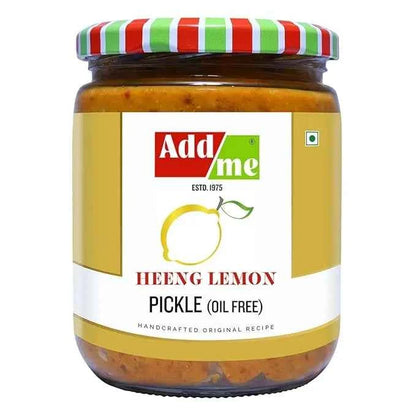 Heeng Lemon Pickle Without Oil – Tangy, Zesty & Aromatic, Add Me