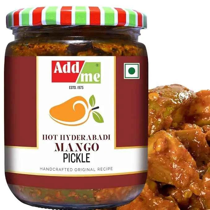 Hot Hyderabadi Mango Pickle, Andhra Style, Spicy & Tangy – Add Me