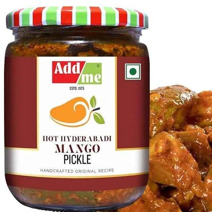 Hot Hyderabadi Mango Pickle, Andhra Style, Spicy & Tangy – Add Me