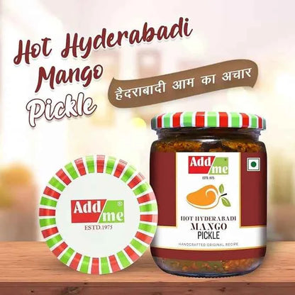 Hot Hyderabadi Mango Pickle, Andhra Style, Spicy & Tangy – Add Me