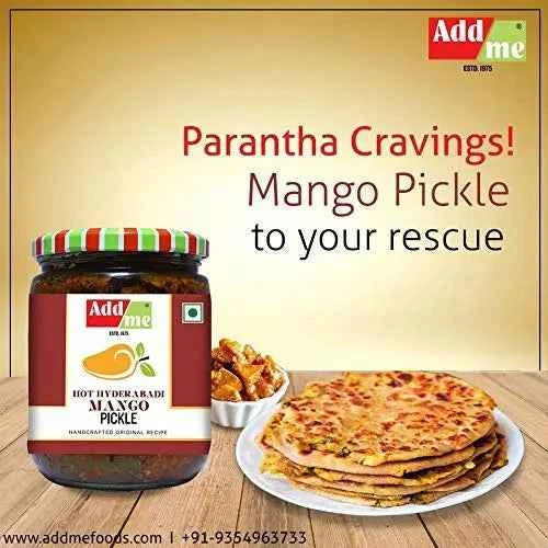 Hot Hyderabadi Mango Pickle, Andhra Style, Spicy & Tangy – Add Me