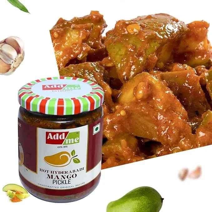 Hot Hyderabadi Mango Pickle, Andhra Style, Spicy & Tangy – Add Me