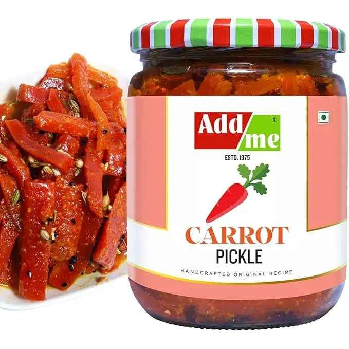 Instant carrot pickle (gajar ka achar), spicy & tangy, Add Me