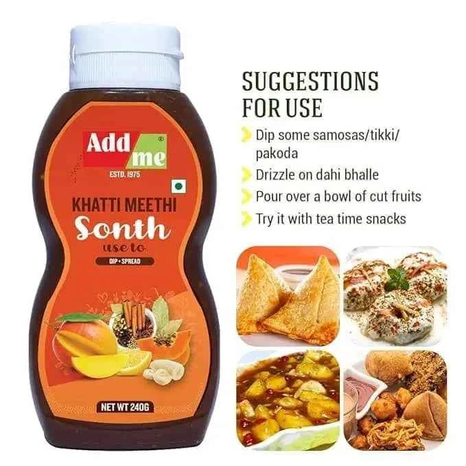 Khatti Meethi Sonth Chutney 240gm Pack of 2 - Add Me