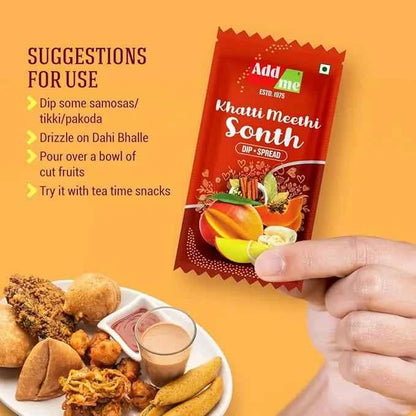 Khatti Meethi Sonth Chutney 48 Sachets, Samosa Chatni PaniPuri Sauce