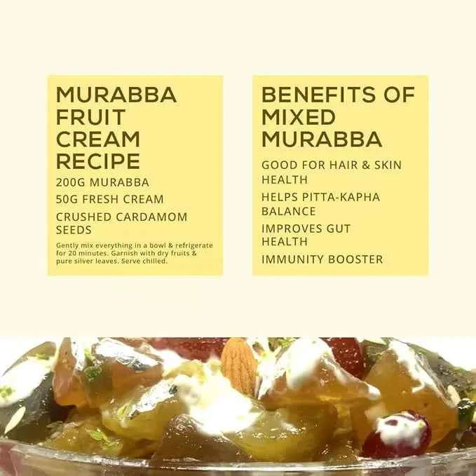 Mixed Murabba with Kesar & Elaichi 1kg – Immunity-Boosting Fruit