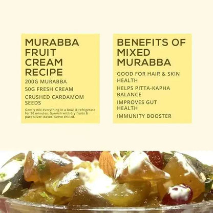 Mixed Murabba with Kesar & Elaichi 1kg – Immunity-Boosting Fruit