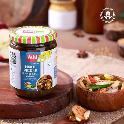 Mixed Pickle In Apple Cider Vinegar 500gm, Goodness Of Mixed Pickles, Sirka Wala Achar