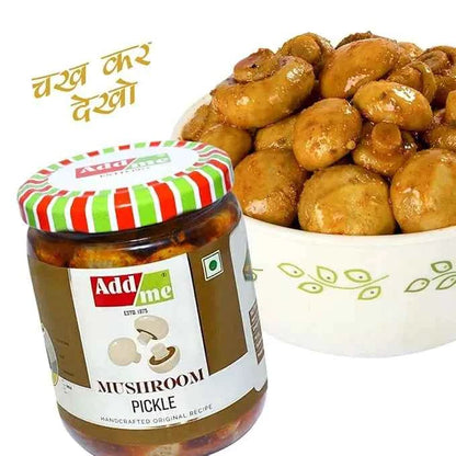 Mushroom Pickle, oyster, masalamatic, spicy, veg achar, 500gm, Add Me