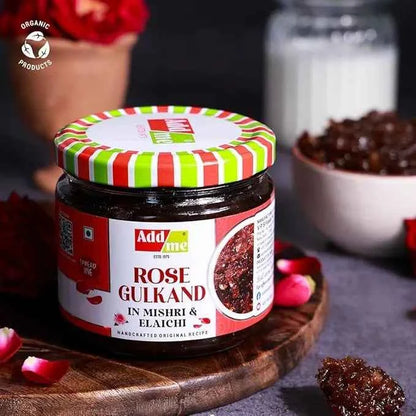 Organic Gulkand 350gm – Premium Rose Petal Jam for Health Benefits