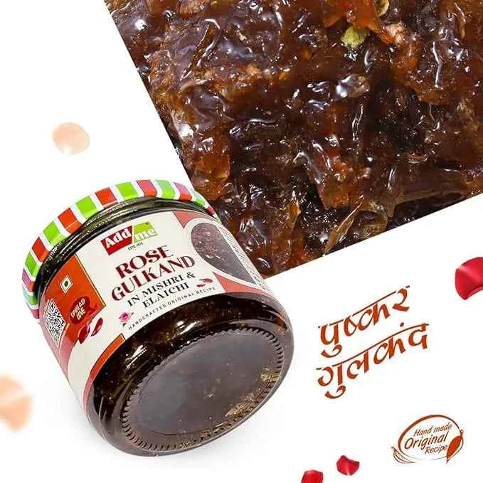 Organic Gulkand 350gm – Premium Rose Petal Jam for Health Benefits