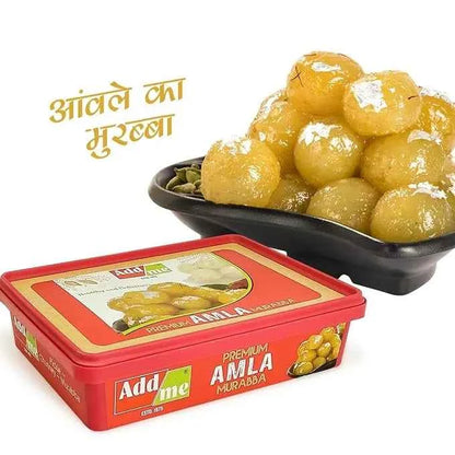 Premium Dry Amla Murabba With Kesar, Elaichi 500gm | Naturally Sweet