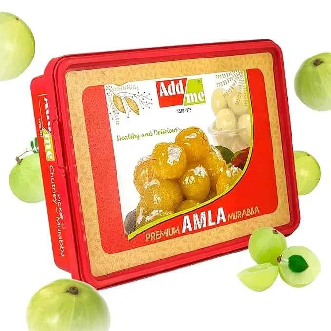 Premium Dry Amla Murabba With Kesar, Elaichi 500gm | Naturally Sweet