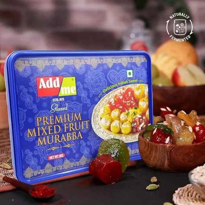 Premium Mix Murabba With Kesar, Elaichi 500gm Fresh Delicious Muraba
