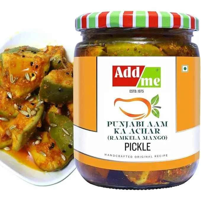 Authentic Punjabi Mango Pickle - Handmade Ramkela Aam Ka Achar with Traditional Taste (500gm)