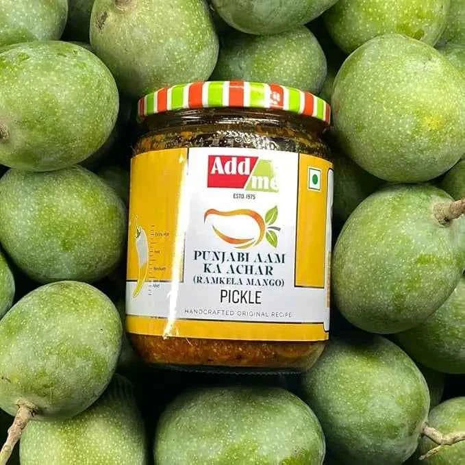 Authentic Punjabi Mango Pickle - Handmade Ramkela Aam Ka Achar with Traditional Taste (500gm)