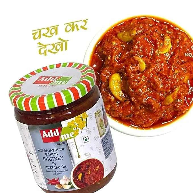 Rajasthani Garlic Chutney, Homemade Lahsun Ki Chatni