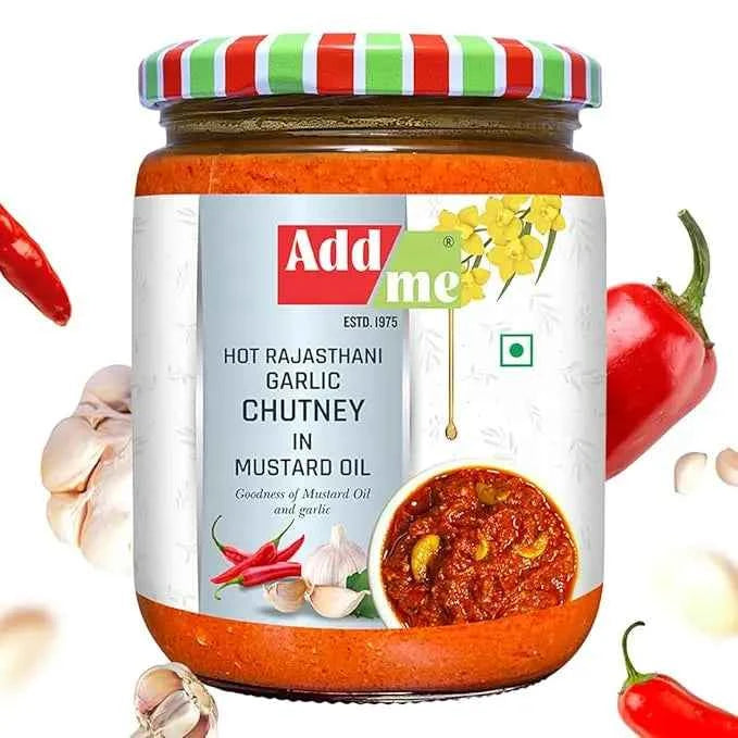 Hot Rajasthani Garlic Chutney, Homemade Lahsun Ki Chatni